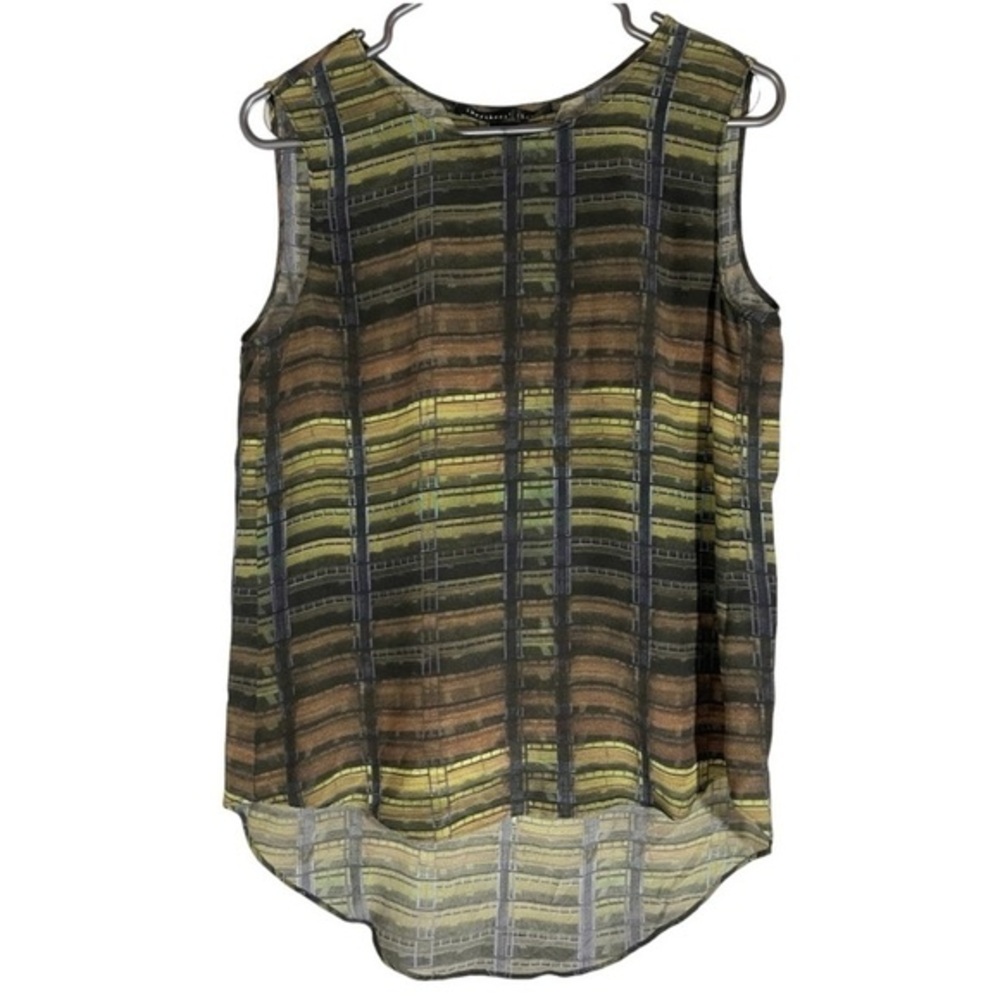 Theyskens’ Theory Silk Sleeveless High Low Top size S